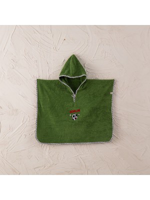 Ecocotton Funny Football Bebek Panço %100 Organik Pamuk Nakışlı Yeşil 2-5 Yaş