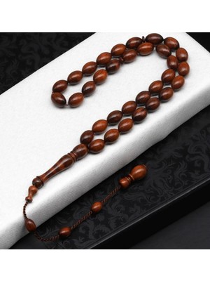 Kişiye Özel Kutulu Arpa Kesim Yılan Ağacı Tesbih