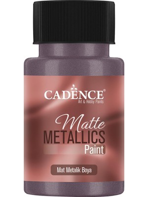 Cadence Mat Metalik Boya Mmb-16 Mürdüm 50ML