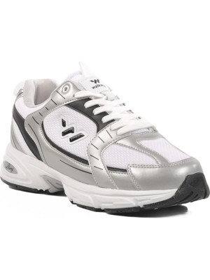 Walkway Run M Beyaz-Siyah Esnek Hafif Erkek Spor Ayakkabı