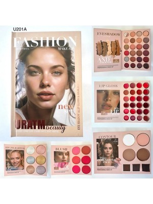 Fashion Renkli Çok Fonksiyonlu Kitap Model Makyaj Seti ile 67 Farklı Renk Seçeneği ve Pratik Kullanım