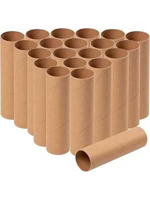 10 Adet Rulo Kargo Tüpü 45 cm Uzunluk 8 cm Çap Silindir Kutu Karton Masura Kedi Tırmalama Için Kutu