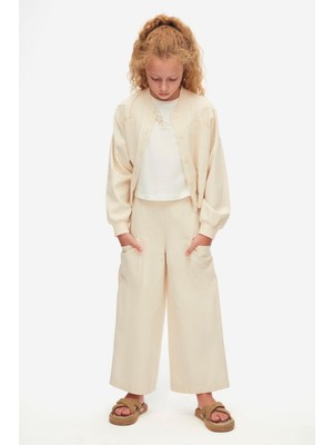 Nk Kids Papyrus 3'lü Kız Çocuk Ceketli Keten TAKIM_MNVS38320