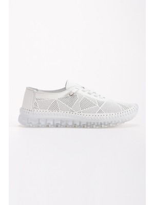 İlolica Deri Şeffaf Jel Taban Spor Günlük Kadın Ayakkabı