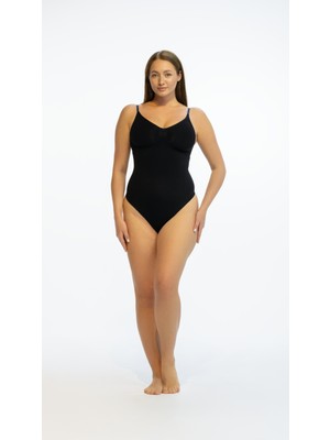 Comfort Seamless Bodysuit Askılı Toparlayıcı Inceltici Karın Giderici Kadın Dikişsiz Korse Shapewear