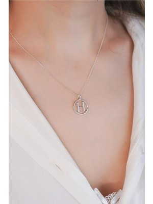 925 Ayar Gümüş Harf Kolye