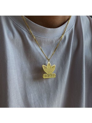 925 Ayar Gümüş Adidas Kolye