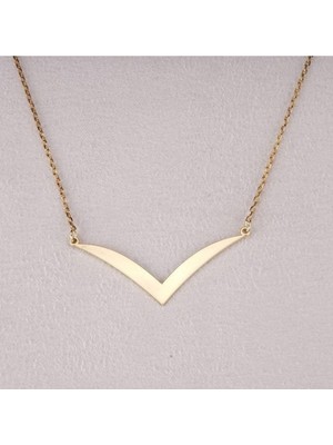 Has Altın Kaplama Tasarım 925K Kolye