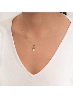 925 Ayar Gümüş Anne Bebek Kolye