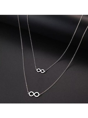 925 Ayar Gümüş Sonsuzluk Kolye