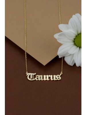 925 Ayar Gümüş Boğa Burcu Kolye