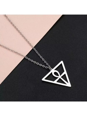 925K Kolye Üçgen Tasarım Ankh