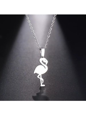 925 Ayar Gümüş Flamingo Kolye
