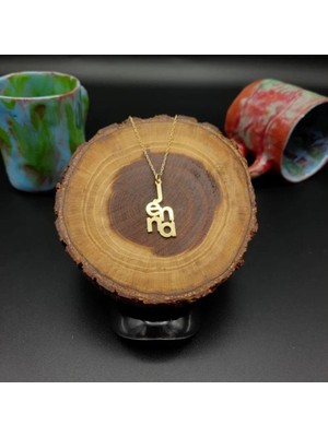 925 Ayar Gümüş Tasarım Isim Kolye