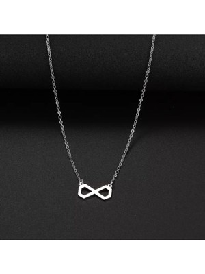 925 Ayar Gümüş Sonsuzluk Kolye