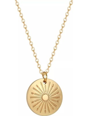 Has Altın Kaplama Yıldız Yağmuru 925K Kolye