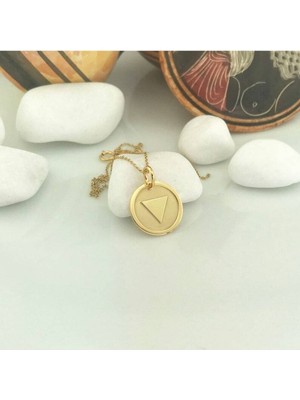 Has Altın Kaplama Su Elementi 925K Kolye