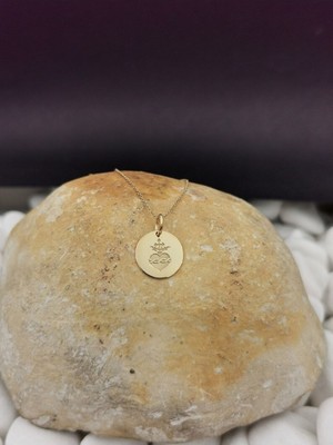 Has Altın Kaplama Kutsal Kalp 925K Kolye