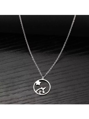 925 Ayar Gümüş Unicorn Kolye