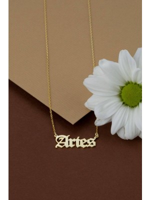 925 Ayar Gümüş Koç Burcu Kolye