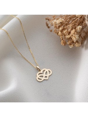 925 Ayar Gümüş Sonsuzluk Kalp Kolye