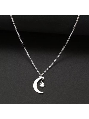 925K Kolye Ay Yıldız