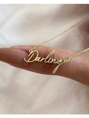 925 Ayar Gümüş Darling Kolye