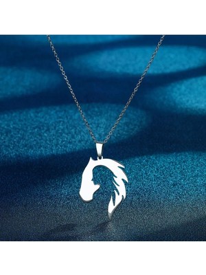 925 Ayar At ve Kadın Kolye