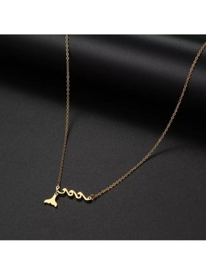 925 Ayar Gümüş Deniz Dalgası Kolye