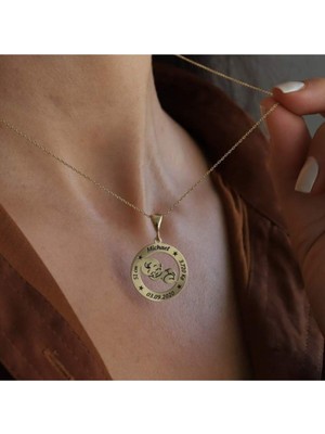 925 Ayar Gümüş Bebek Doğum/kilo/boy Kolye