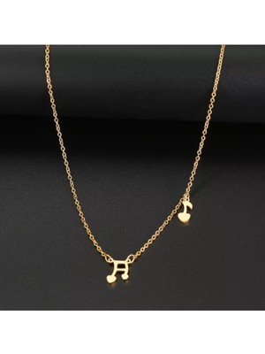 925 Ayar Gümüş Müzik Notası Kolye