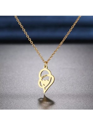 925 Ayar Gümüş I Love You Kolye