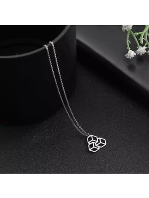 925 Ayar Gümüş Küp Kolye