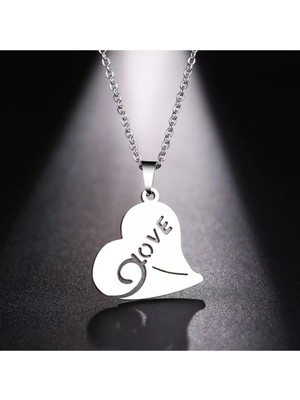 925 Ayar Gümüş Love Kolye