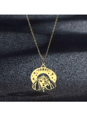 925 Ayar Gümüş Cadı Kolye