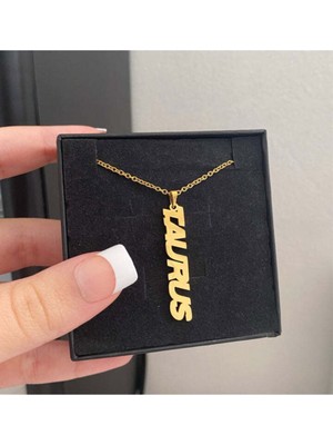 925 Ayar Gümüş Boğa Burcu Kolye