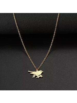 925 Ayar Gümüş Kuş Kolye