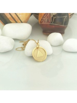 925 Ayar Gümüş Ateş Elementi Kolye