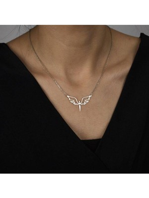 Melek Kolye 925 Ayar Gümüş