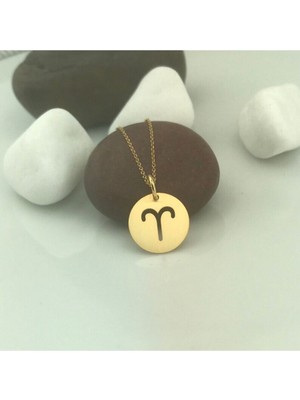 925 Ayar Gümüş Koç Burcu Kolye