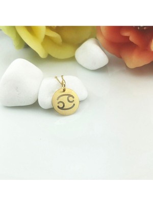 925 Ayar Gümüş Yengeç Burcu Kolye