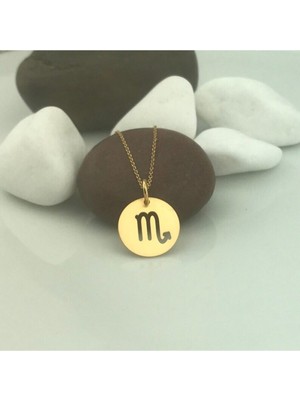 925 Ayar Gümüş Akrep Burcu Kolye