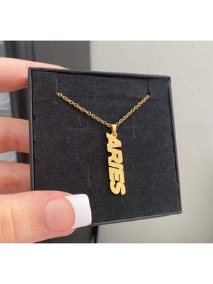 925 Ayar Gümüş Koç Burcu Kolye