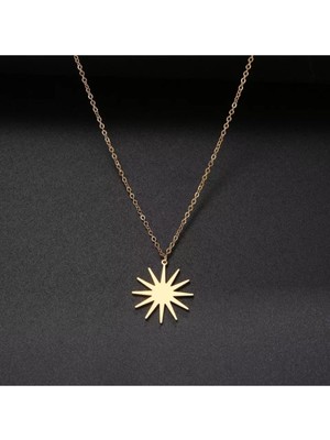 925 Ayar Gümüş Güneş Işınları Kolye