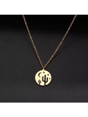 925 Ayar Gümüş Kaktüs Kolye