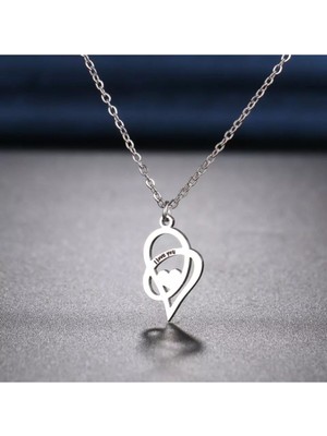 925 Ayar Gümüş I Love You Kolye