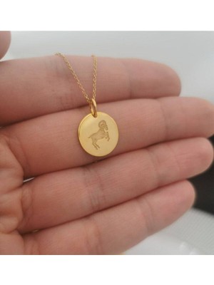 925 Ayar Gümüş Koç Burcu Kolye