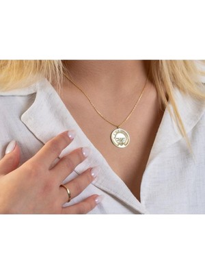 925 Ayar Gümüş Havacılık Göstergesi Pilot Kolye