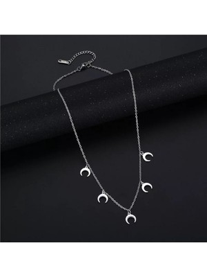 925K Kolye Çoklu Ay