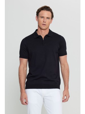 Altınyıldız Classics %100 Pamuk Standart Fit Normal Kesim Polo Yaka Triko Tişört